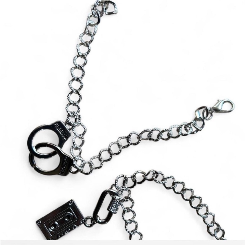 New✨✨Silver Chain with Handcuff Bracelet